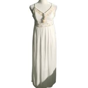 Jopna Cream Embroidered Dress Size M – Boho, Cottagecore, Feminine